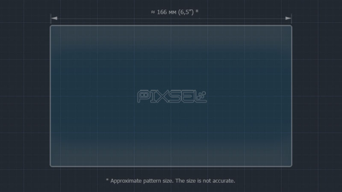 Sticlă hibridă de protecție Pixsel monitor LAND ROVER RANGE ROVER EVOQUE - 7.6“ 2011 - 2015 [3]