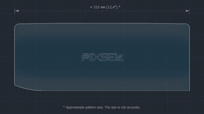 Sticlă hibridă de protecție Pixsel monitor LEXUS ES - 13.3“ 2019 - 2021 [3]
