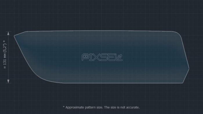 Sticlă hibridă de protecție Pixsel monitor LEXUS ES - 17.9“ 2019 - 2021 [3]
