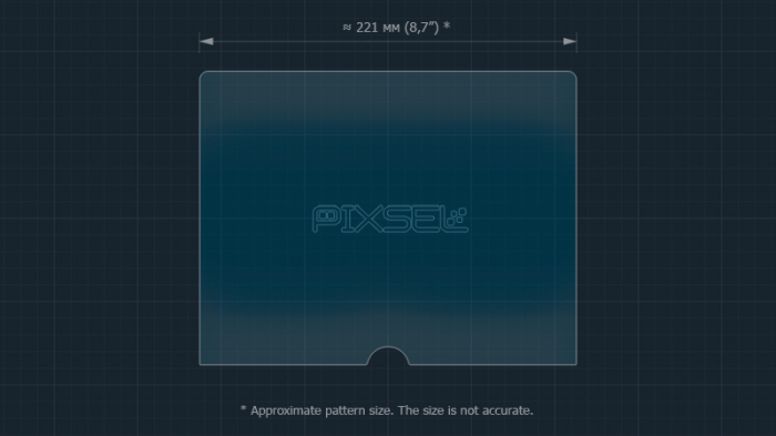 Sticlă hibridă de protecție Pixsel monitor LEXUS LBX - 11.1“ 2023 [3]