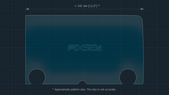 Sticlă hibridă de protecție Pixsel monitor LEXUS LM - 15.5“ 2023 [3]