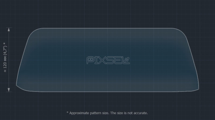 Sticlă hibridă de protecție Pixsel monitor LEXUS RX - 14.3“ 2020 - 2022 [3]