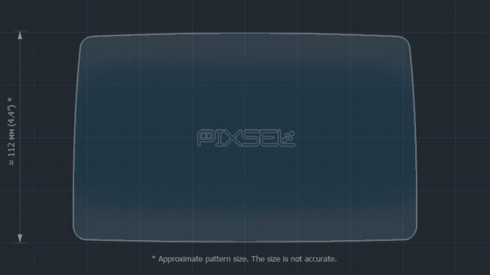 Sticlă hibridă de protecție Pixsel monitor MAZDA 3 - 8.4“ 2013 - 2015 [3]