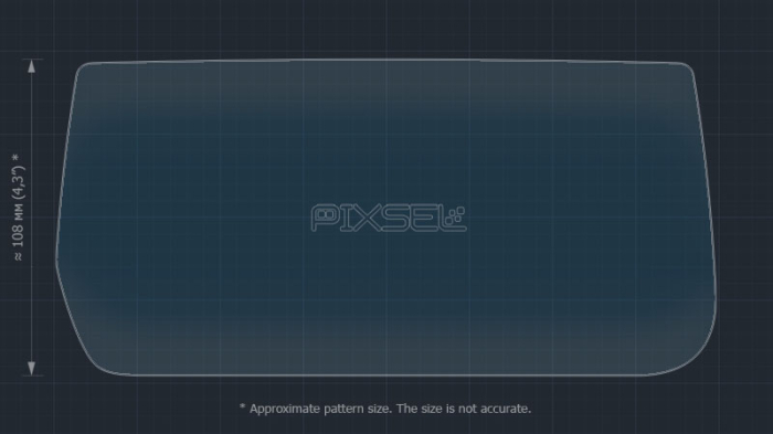 Sticlă hibridă de protecție Pixsel monitor MAZDA 6 - 9.8“ 2018 - 2023 [3]