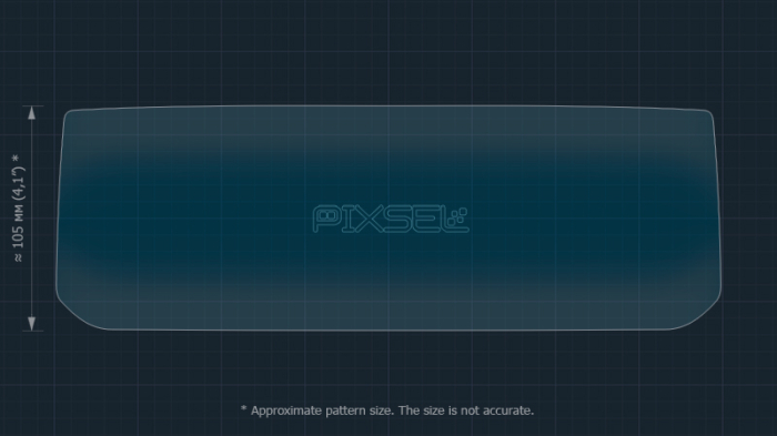 Sticlă hibridă de protecție Pixsel monitor MAZDA MX-30 - 12.8“ 2020 [3]
