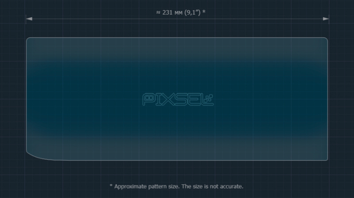 Sticlă hibridă de protecție Pixsel monitor MAZDA MX-5 - 9.8“ 2024 [3]