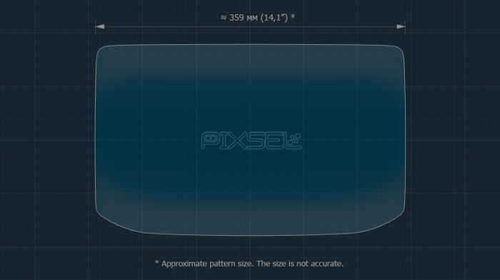 Sticlă hibridă de protecție Pixsel monitor MERCEDES BENZ E-CLASS - 16.6“ 2023 [3]