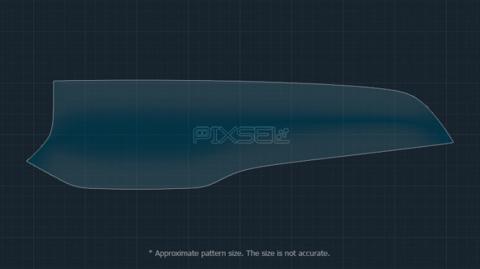 Sticlă hibridă de protecție Pixsel monitor MERCEDES BENZ E-CLASS - 36.1“ 2023 [3]