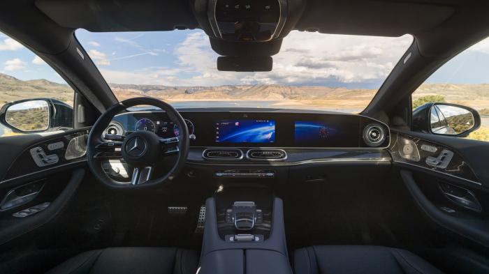 Sticlă hibridă de protecție Pixsel monitor MERCEDES BENZ GLE-CLASS - 45.2" 2026 [2]