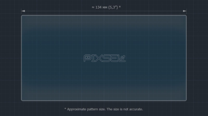 Sticlă hibridă de protecție Pixsel monitor MITSUBISHI ASX - 6“ 2019 - 2023 [3]