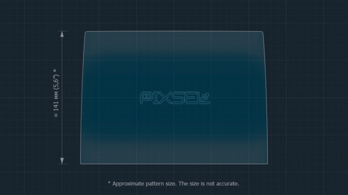 Sticlă hibridă de protecție Pixsel monitor MITSUBISHI ASX - 9.6“ 2024 [3]