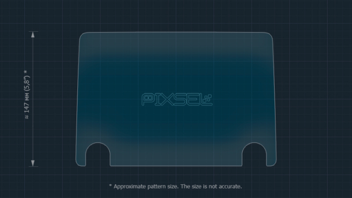 Sticlă hibridă de protecție Pixsel monitor MITSUBISHI ECLIPSE CROSS - 10.4“ 2020 [3]