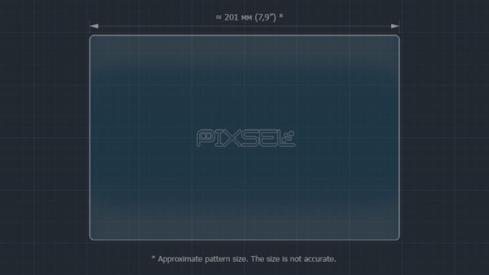 Sticlă hibridă de protecție Pixsel monitor MITSUBISHI PAJERO SPORT - 9.5“ 2020 [3]