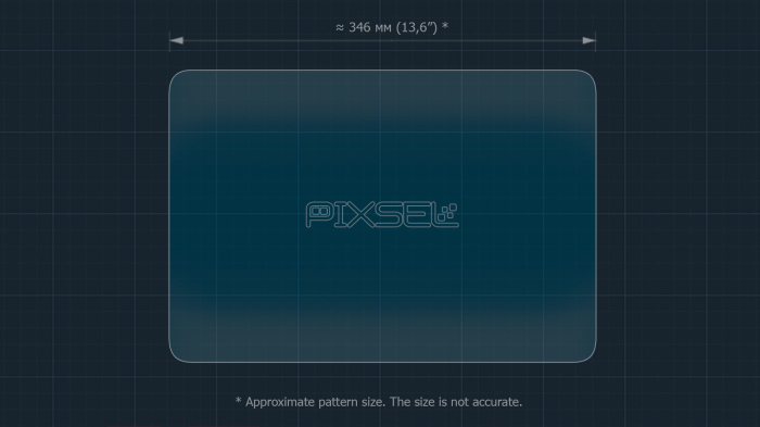 Sticlă hibridă de protecție Pixsel monitor NIO ES8 - 16.2" 2025 [3]