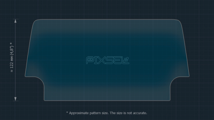 Sticlă hibridă de protecție Pixsel monitor NISSAN JUKE - 10.8“ 2019 - 2023 [3]
