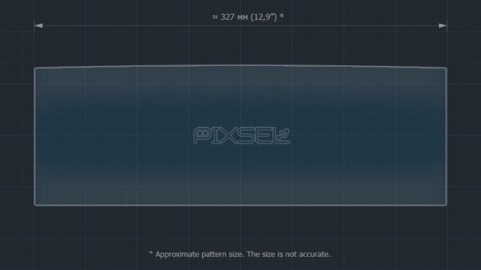 Sticlă hibridă de protecție Pixsel monitor PORSCHE PANAMERA - 13.6“ 2017 - 2023 [3]
