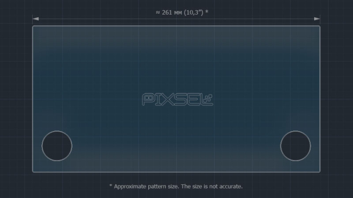 Sticlă hibridă de protecție Pixsel monitor SEAT TARRACO - 11.5“ 2018 [3]
