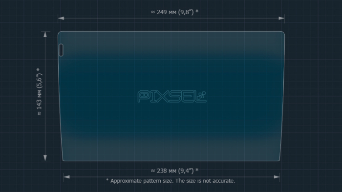Sticlă hibridă de protecție Pixsel monitor TEYES CC3 2K - 10“ [3]