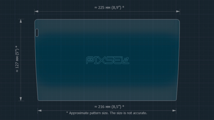 Sticlă hibridă de protecție Pixsel monitor TEYES CC3 2K - 9“ [3]
