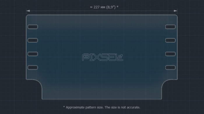 Sticlă hibridă de protecție Pixsel monitor TOYOTA C-HR - 10.3“ 2019 - 2024 [3]