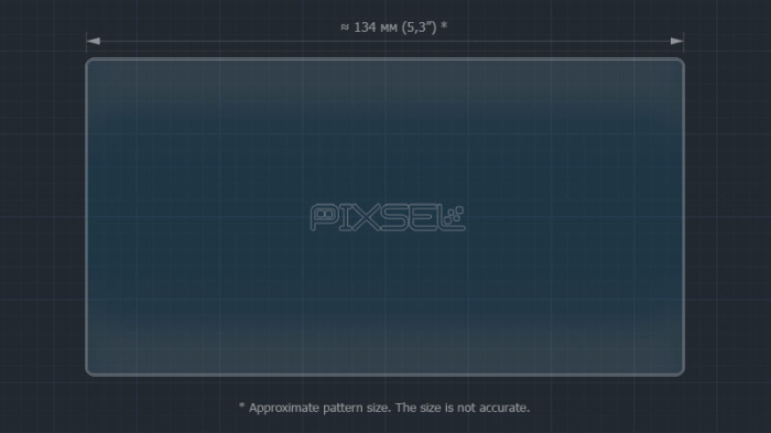 Sticlă hibridă de protecție Pixsel monitor TOYOTA HIGHLANDER - 6“ 2010 - 2013 [3]