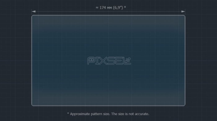 Sticlă hibridă de protecție Pixsel monitor TOYOTA HIGHLANDER - 8“ 2014 - 2016 [3]