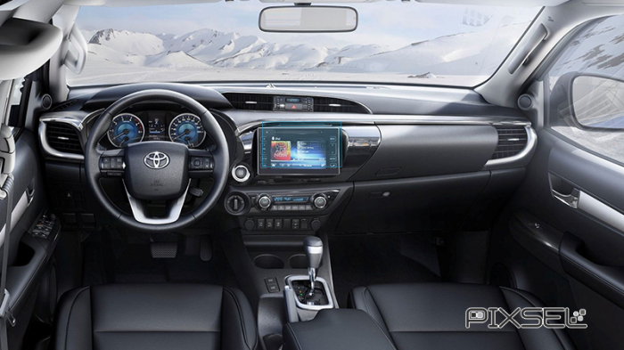 Sticlă hibridă de protecție Pixsel monitor TOYOTA HILUX - 10“ 2016 - 2019 [2]