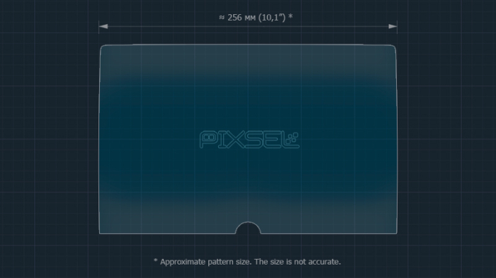Sticlă hibridă de protecție Pixsel monitor TOYOTA YARIS - 12“ 2024 [3]