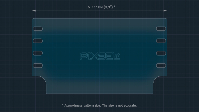 Sticlă hibridă de protecție Pixsel monitor TOYOTA YARIS CROSS - 10.3“ 2020 - 2023 [3]