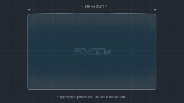 Sticlă hibridă de protecție Pixsel monitor VOLVO V40 - 6.8“ 2012 - 2019 [3]