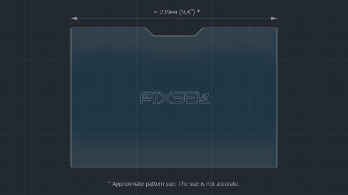 Sticlă hibridă de protecție Pixsel monitorul din spate BENTLEY BENTAYGA - 11.4“ 2016 - 2020 [3]