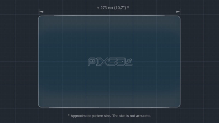 Sticlă hibridă de protecție Pixsel monitorul din spate LAND ROVER RANGE ROVER - 12.8“ 2018 - 2021 [3]