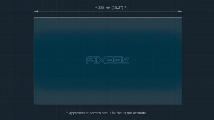 Sticlă hibridă de protecție Pixsel monitorul din spate ZEEKR 9X - 17.7“ 2025 [3]
