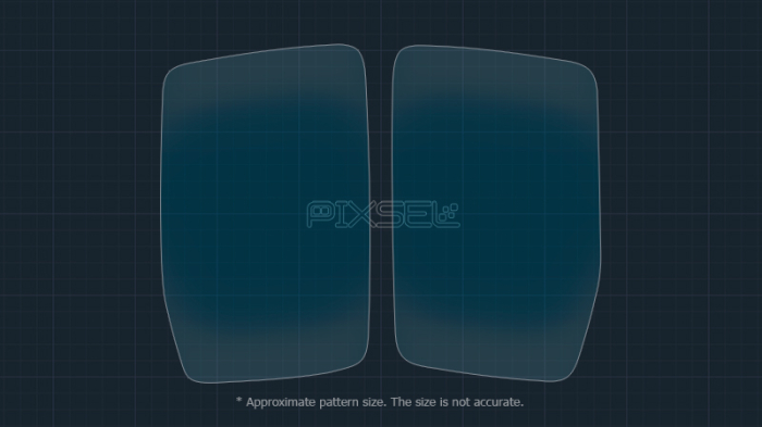 Sticlă hibridă de protecție Pixsel oglinzi HYUNDAI IONIQ 6 - 6.7“x2 2022 [3]