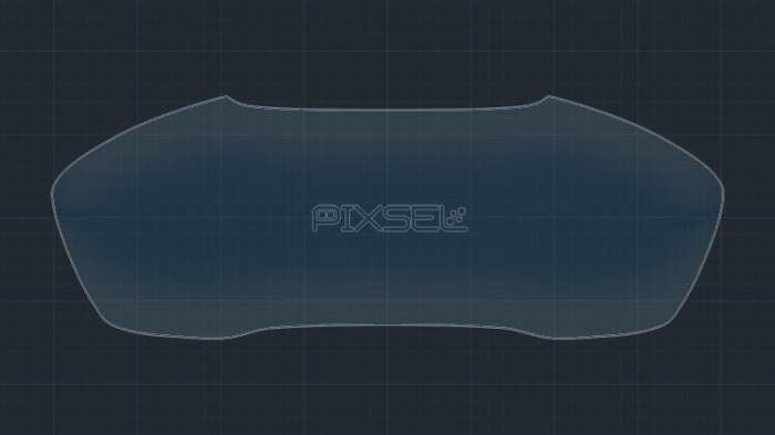 Sticlă hibridă de protecție Pixsel panoul de bord AUDI A5 / S5 / RS5 - 12“ 2017 - 2020 [3]
