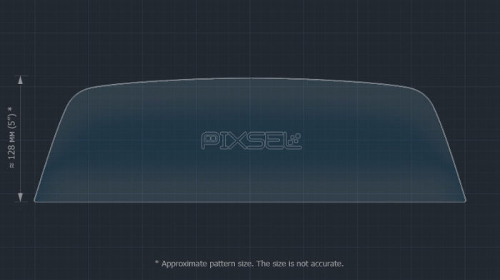Sticlă hibridă de protecție Pixsel panoul de bord CADILLAC ESCALADE - 18.1“ 2020 - 2024 [3]