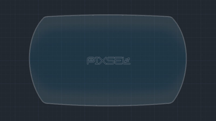 Sticlă hibridă de protecție Pixsel panoul de bord DS 3 - 6.7“ 2019 - 2022 [3]