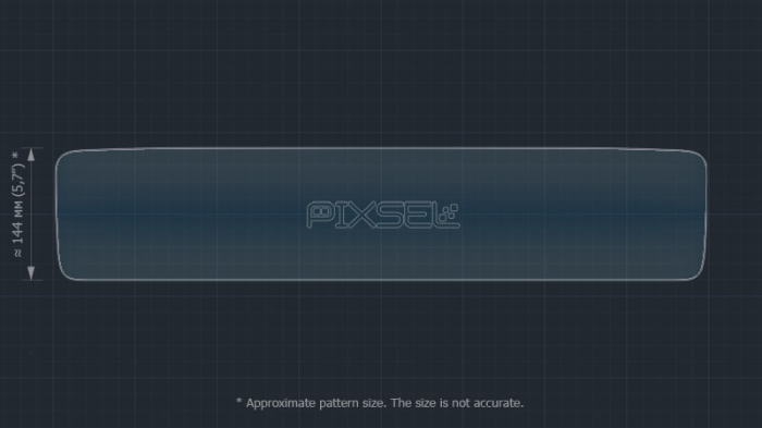 Sticlă hibridă de protecție Pixsel panoul de bord MERCEDES BENZ GLS-CLASS - 28.5“ 2024 [3]