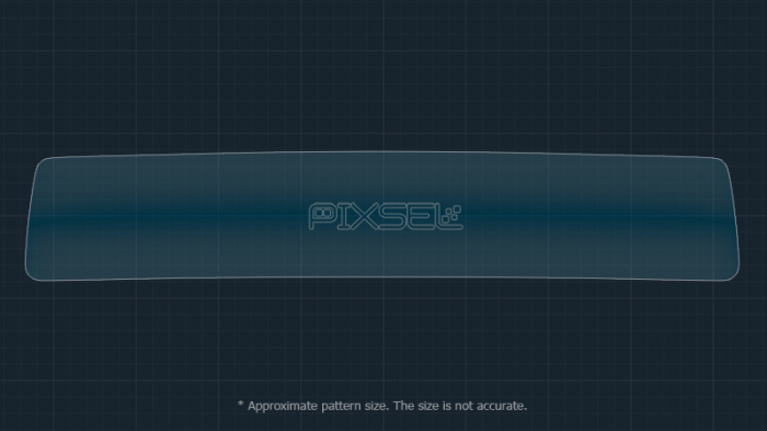 Sticlă hibridă de protecție Pixsel panoul de bord MG CYBERSTER - 27.6“ 2025 [3]