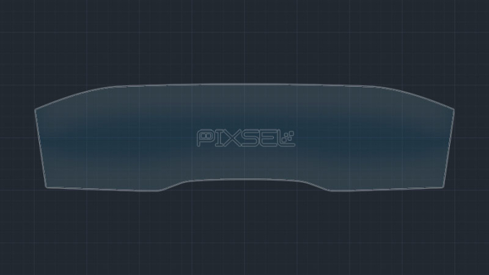 Sticlă hibridă de protecție Pixsel panoul de bord PEUGEOT 508 - 11.7“ 2018 [3]