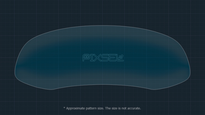 Sticlă hibridă de protecție Pixsel panoul de bord SKYWELL ET5 - 12.1“ 2022 [3]