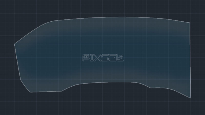Sticlă hibridă de protecție Pixsel panoul de bord VOLKSWAGEN TOUAREG - 16.2“ 2018 - 2023 [3]