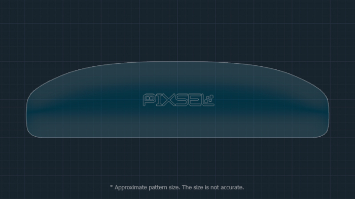 Sticlă hibridă de protecție Pixsel panoul de bord ZEEKR 8X - 13.6" 2026 [3]