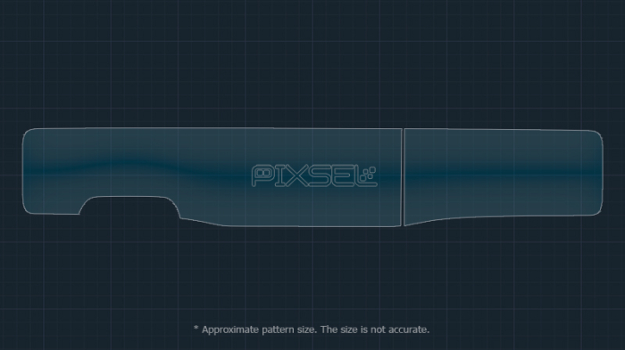 Sticlă hibridă de protecție Pixsel pentru ecran lat (2 părți) AITO M8 - 50.4“ 2025 [3]