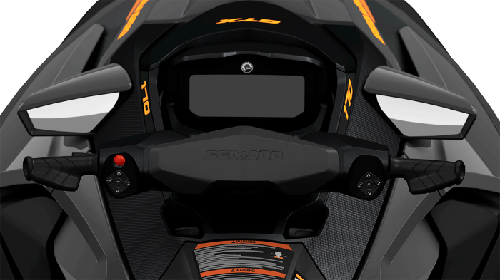 Sticlă hibridă de protecție Pixsel pentru vitezometrul skijetului BRP SEA-DOO GTX 170/230 2025 + 7.8" [2]
