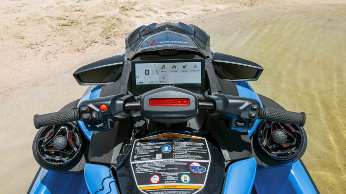 Sticlă hibridă de protecție Pixsel pentru vitezometrul skijetului BRP SEA-DOO RXP-X 325 2025 + 10.25" [2]