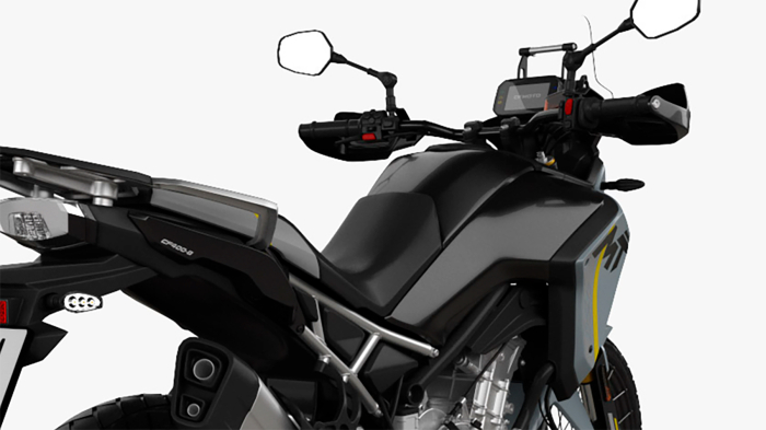 Sticlă hibridă de protecție Pixsel vitezometrul motocicletei CFMOTO 450MT 6.8“ [2]