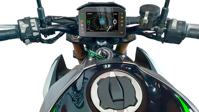 Sticlă hibridă de protecție Pixsel vitezometrul motocicletei KAWASAKI Z900 / Z1100 7.1" [2]