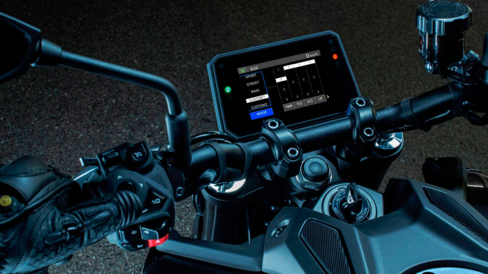 Sticlă hibridă de protecție Pixsel vitezometrul motocicletei YAMAHA MT-09 2024 - 7.9“ [2]