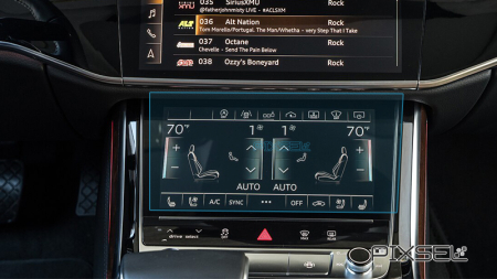 AUDI - Sticlă hibridă de protecție Pixsel controlul climatizării AUDI A8 / S8 - 10.2“ 2023